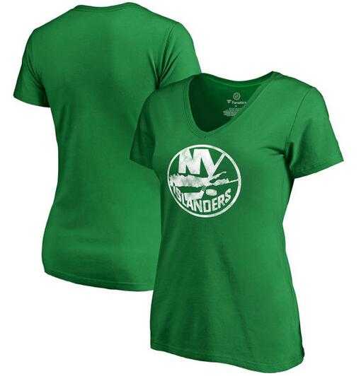 Women New York Islanders Fanatics Branded Plus Sizes St. Patrick's Day White Logo T-Shirt Kelly Green FengYun,We sell and wholesale Women New York Islanders Fanatics Branded Plus Sizes St. Patrick's Day White Logo T-Shirt Kelly Green FengYun on line form chian!